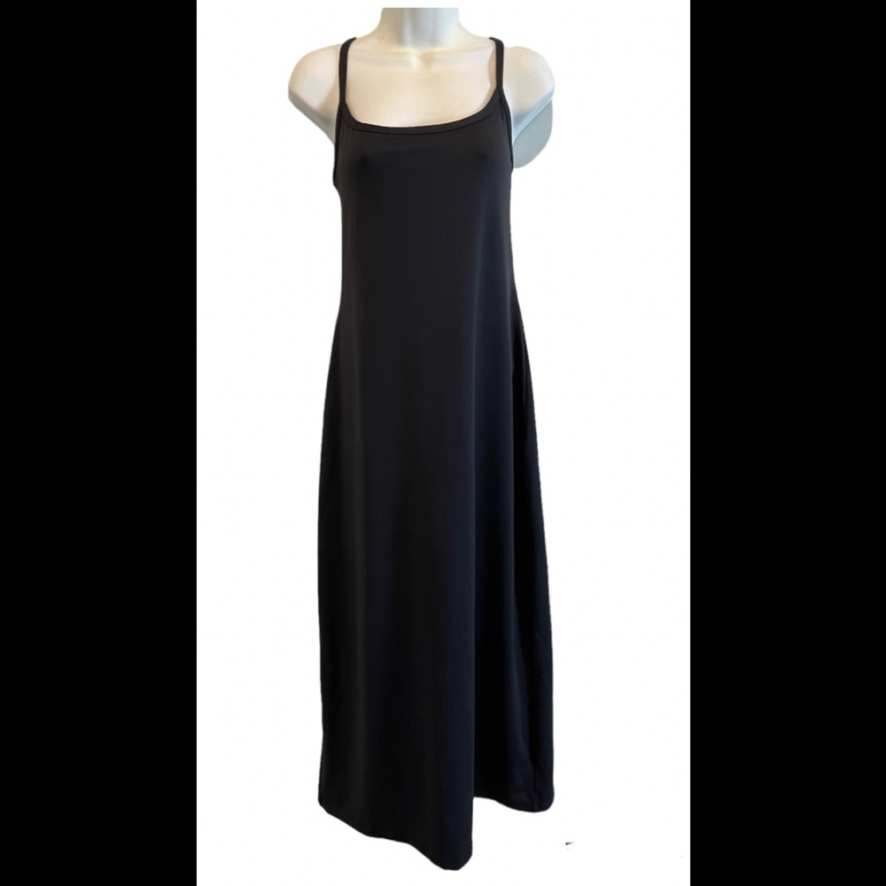 Nicole Marciano Lycra Spandex Bodycon Maxi Black Dress